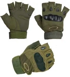 Перчатки Oakley тактические с кевларом Hard Knuckle (хаки)