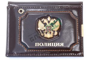 Обложка на Удостоверение Полиция + автодокументы + значок